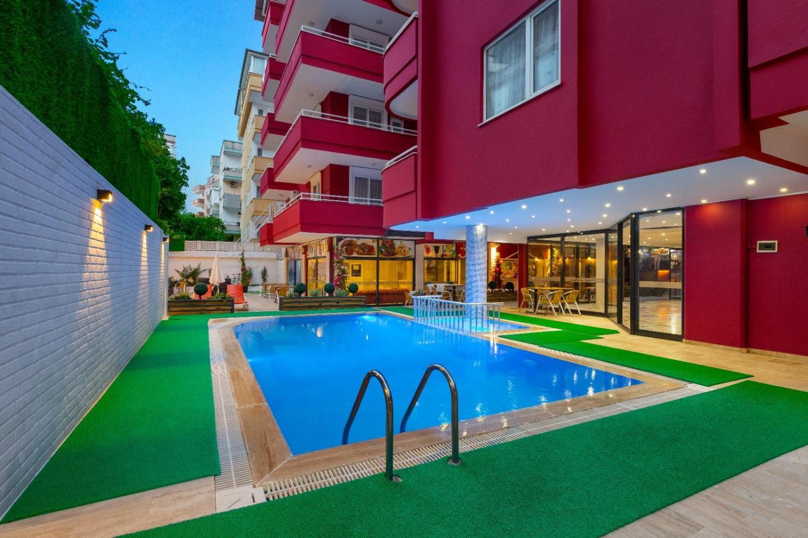 Twin Apart Hotel Аланя Екстериор снимка