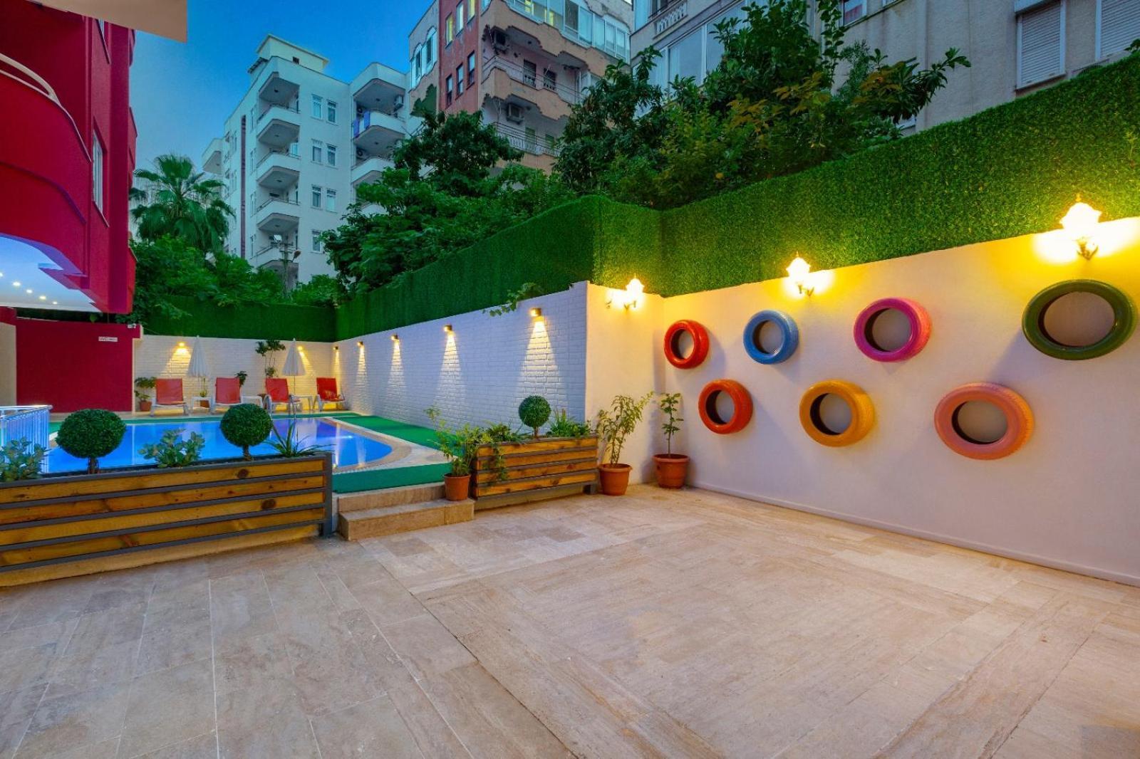 Twin Apart Hotel Аланя Екстериор снимка